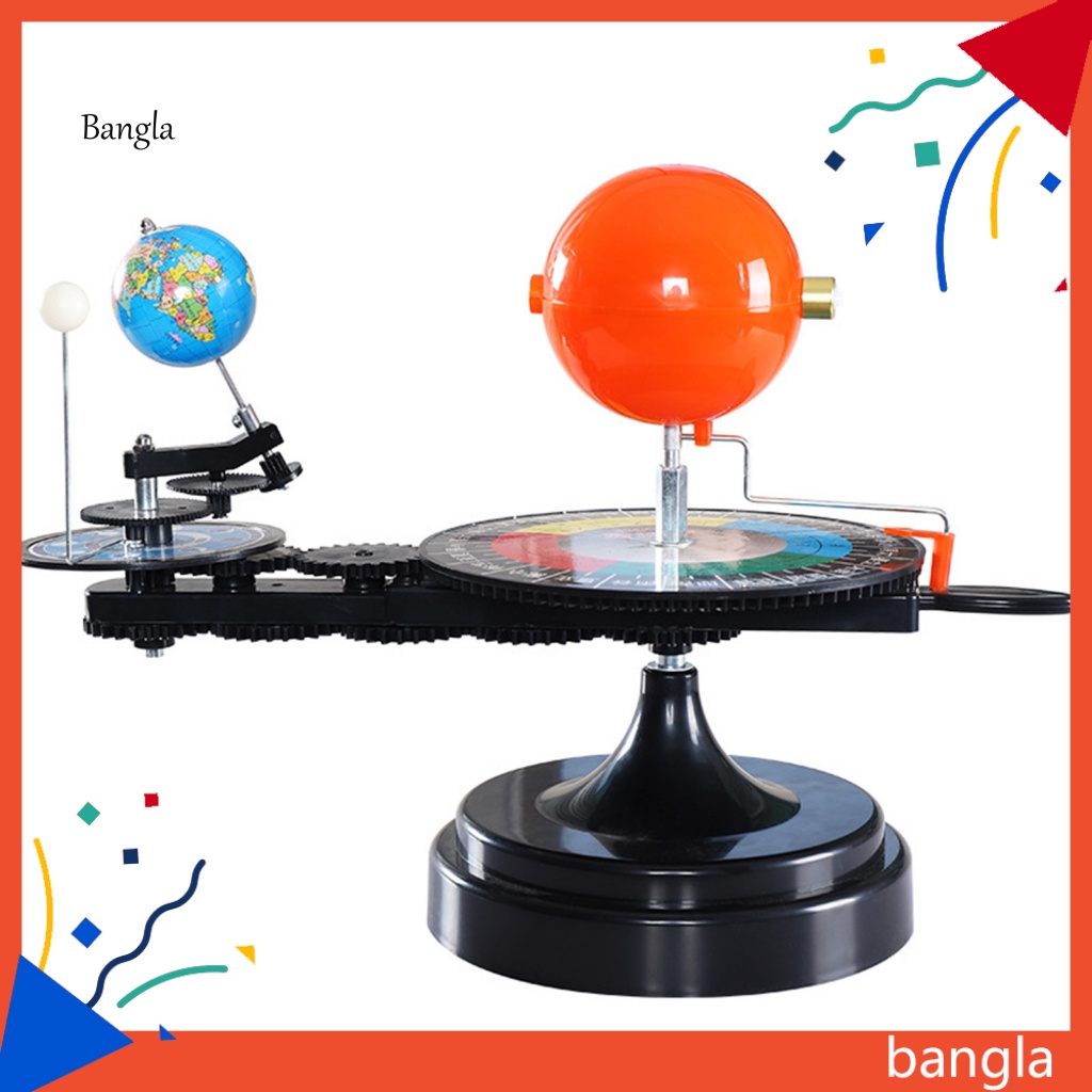 Bangla * Quả Địa Cầu Aarde Zon Maan Đồ Chơi Đèn LED Ánh Sáng Trái Đất Giáo Dục Quỹ Đạo