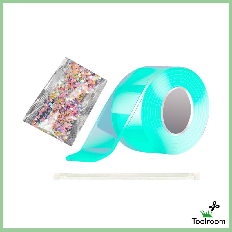 Cuộn Băng Keo Hai Mặt Dùng Trang Trí Bong Bóng DIY