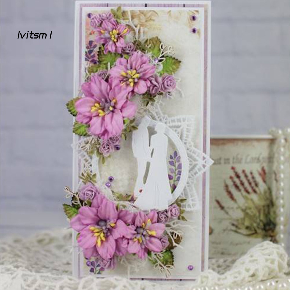 Khuôn Cắt Giấy Kim Loại Hình Hoa Lá Xinh Xắn
