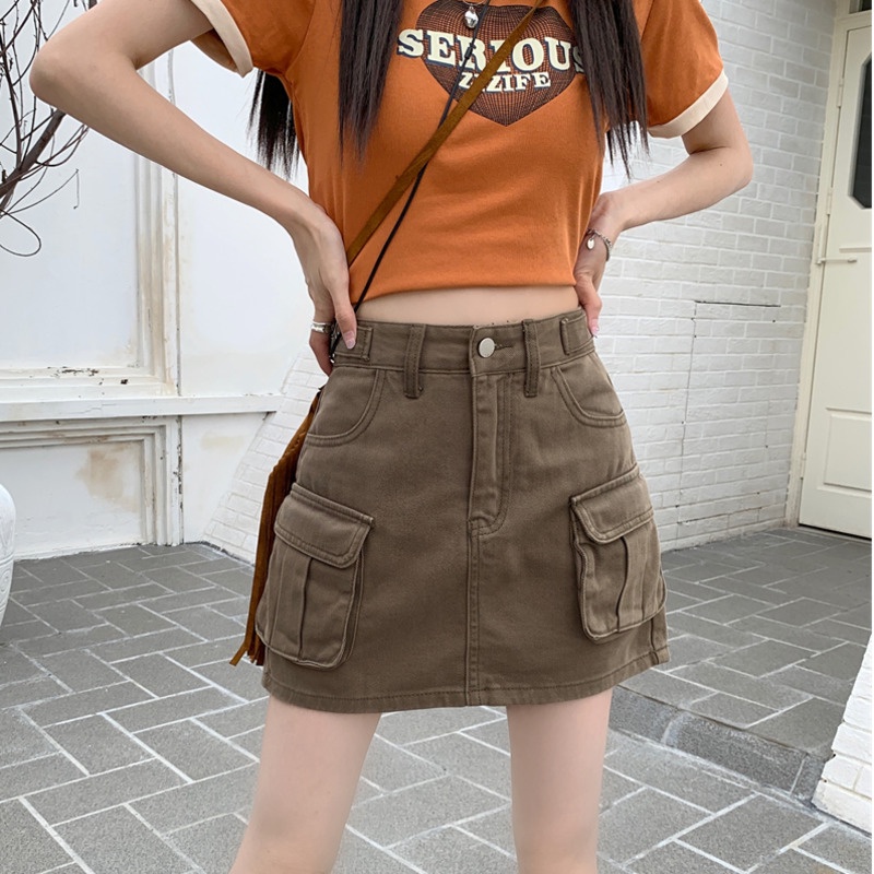 Chân Váy Chữ a Lưng Cao Thời Trang Mùa Hè Cho Nữ