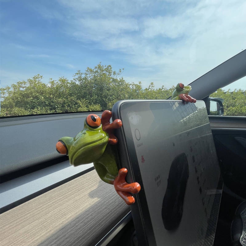 Car Decoration Car Screen Lying Doll Computer Display Screen Applicable to Mercedes-Benz Audi BMW Car Decoration WULT