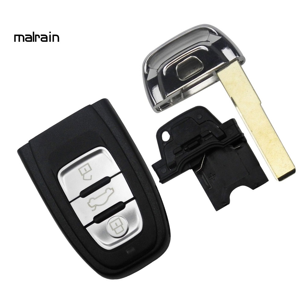 Vỏ Chìa Khóa Điều Khiển Từ Xa 3 Nút Cho Au-di A4L A6L A5 Q5 RS5 Q5 Quattro