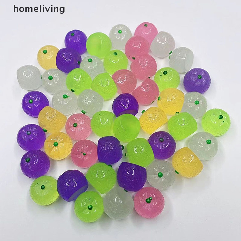 Set 5 Quả Cam Mini Bằng Nhựa Phát Quang Dùng Để Trang Trí DIY