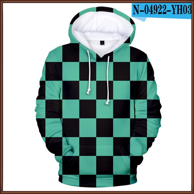 Áo Hoodie Tay Dài In Họa Tiết Hình Học 3D Phối Dây Rút Thời Trang Cho Nam Và Nữ