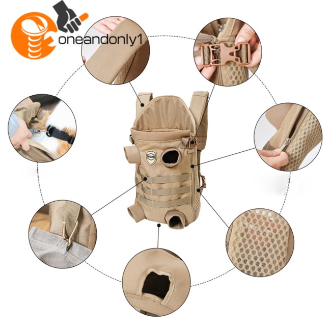 Ba Lô Địu Thú Cưng Mềm Mại Thoáng Khí Thoải Mái Tiện Dụng Cho Du Lịch / Leo Núi