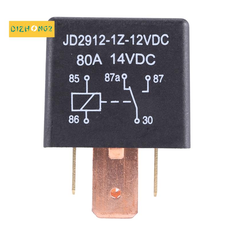 Rơ Le Nguồn 80A DC 12V 5 Pin Tự Làm Cho Xe Hơi, Xe Tải