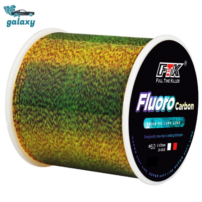 Galaxy 500m Dây Câu Cá Ba Màu 0.14mm-0.50mm (4.13lb-34.32lb)