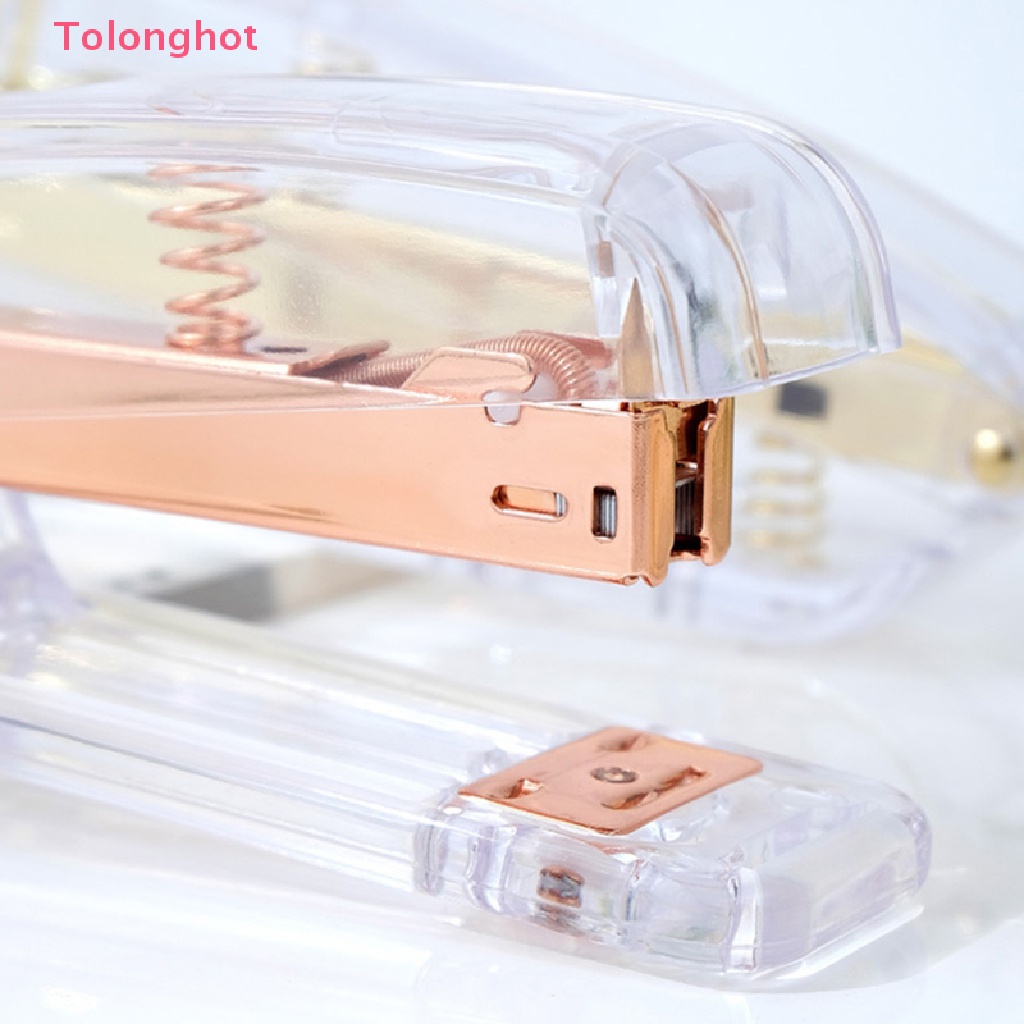 Dụng Cụ Dập Ghim Bằng Acrylic Trong Suốt Tiện Dụng Cho Văn Phòng