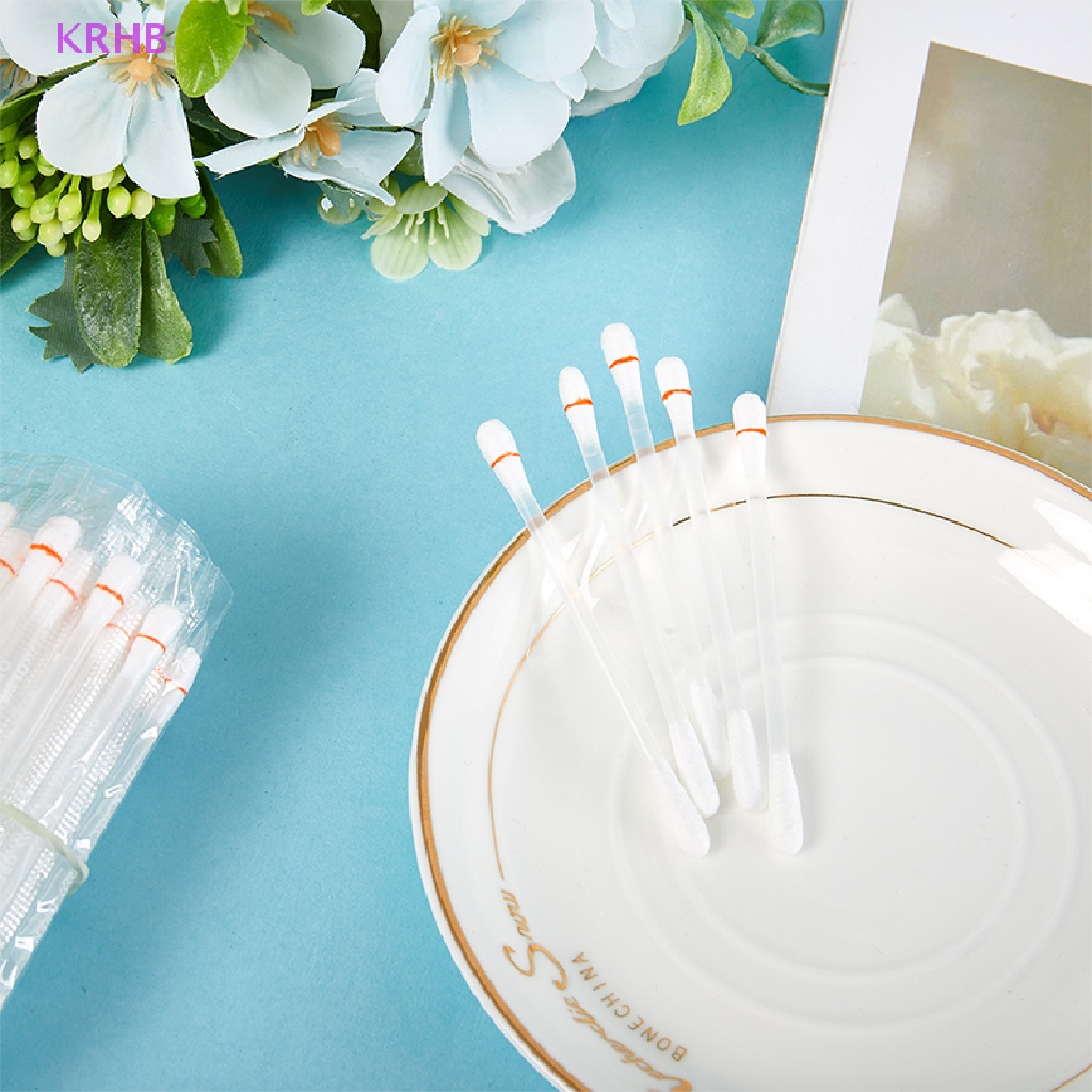 Set 50 / 100 Tăm Bông Tẩy Trang Sử Dụng Một Lần Tiện Lợi Mới