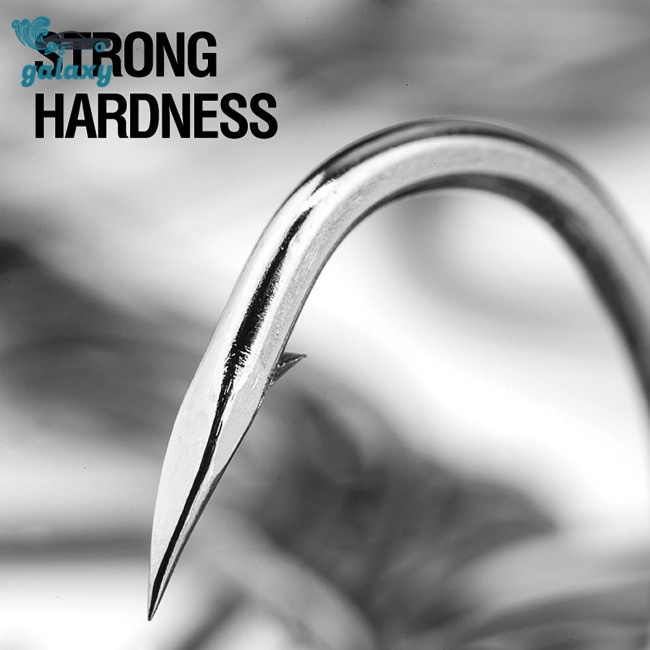 Galaxy Lưỡi Câu Cá Bằng Thép Carbon Cao Cấp Nhiều Kích Cỡ