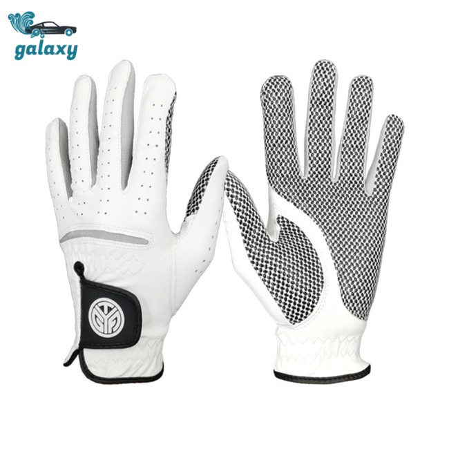 Galaxy Găng Tay Da Cừu Chơi Golf Chống Trượt Thoáng Khí Cho Nam