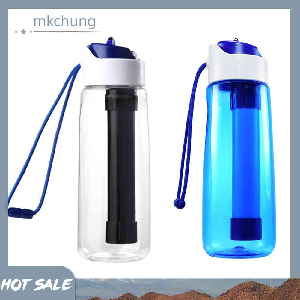Bình Nước 750ml Kèm Cốc Lọc Tiện Dụng Cho Các Hoạt Động Ngoài Trời