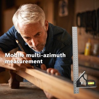 300Mm Adjustable Combination Square Angle Ruler Multifunctional Gauge