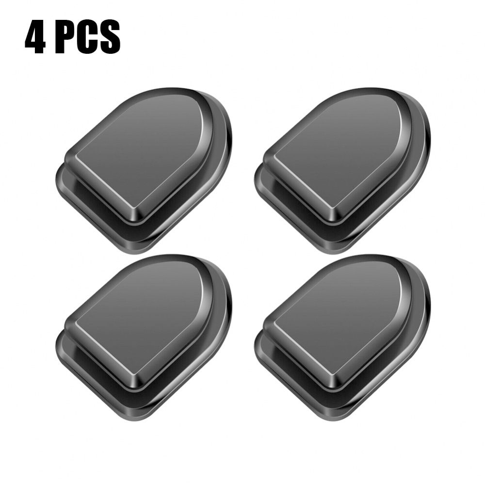 Bộ 4 Móc Treo Túi Rác mini Tự Dính Gắn Lưng Ghế Xe Hơi Ghế xe tựa lưng tựa đầu Hanger Quần áo vô hình Hanger Mini Hook Không có dấu vết Keo Nail miễn phí có thể tháo rời