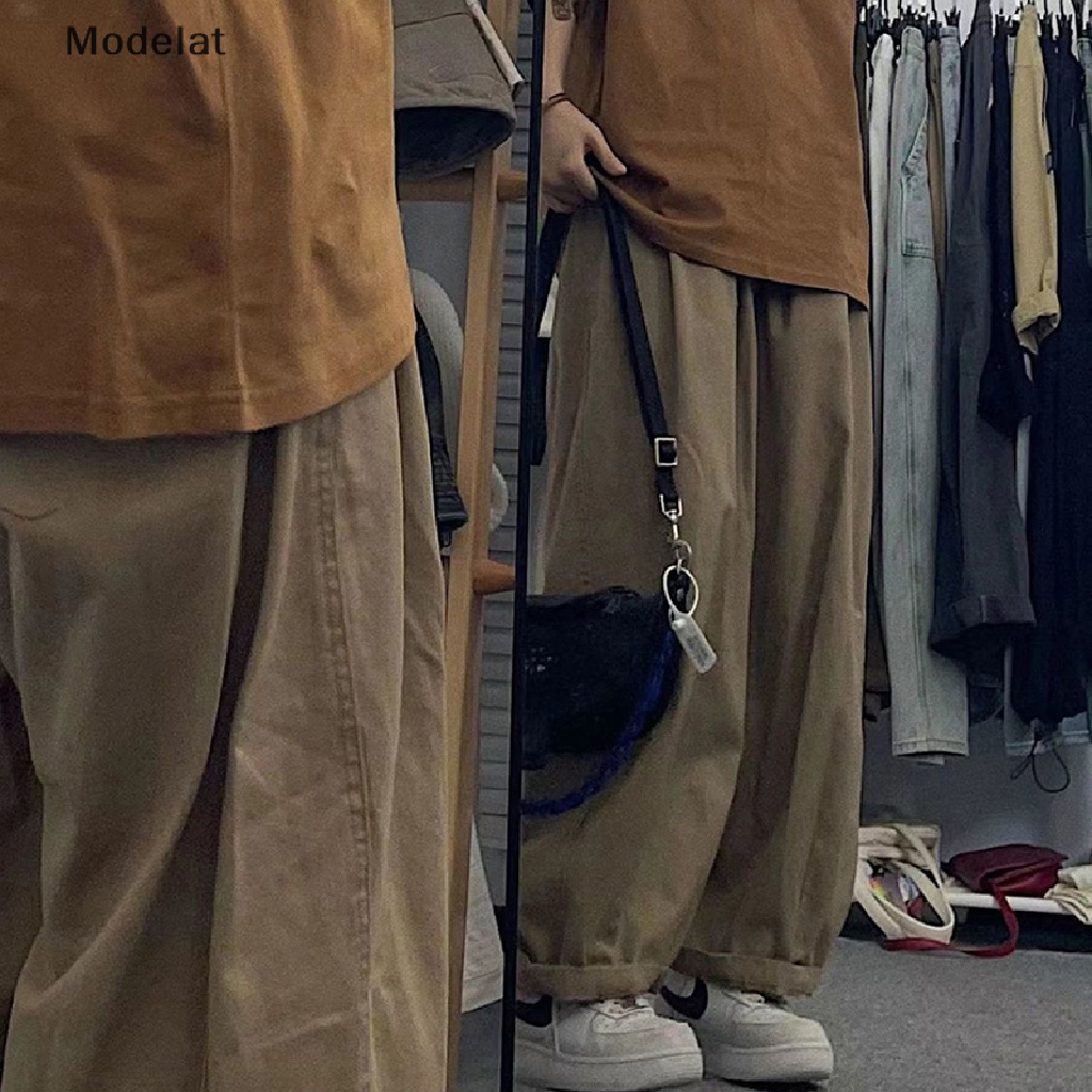 Mfc Quần Cotton Ống Rộng Lưng Cao Mỏng Đa Năng Có Túi WTD