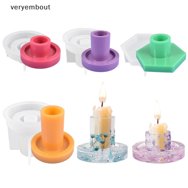 Khuôn Silicone Hình Lục Giác 3D Dùng Làm Đồ Trang Sức Thủ Công