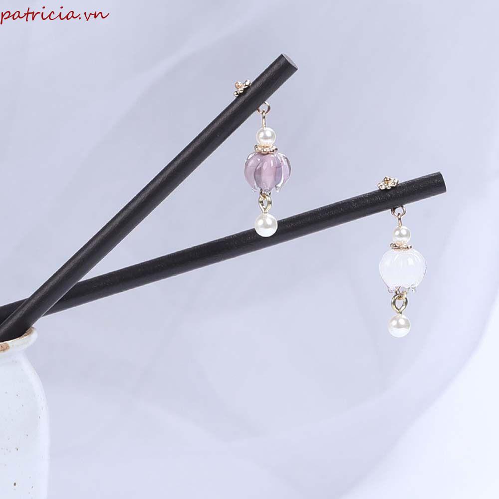 Trâm Cài Tóc Bằng Gỗ Phối Tua Rua Phong Cách Trung Hoa Cổ Điển Cho Nữ