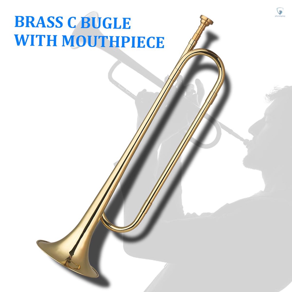 Kèn Trumpet Bằng Đồng Thau Mạ Vàng 18.7 Inch Dành Cho Người Mới Bắt Đầu