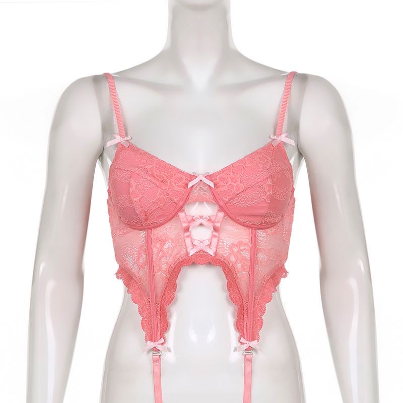 Áo 2K Hai Dây Phối Ren Gợi Cảm Dành Cho Nữ