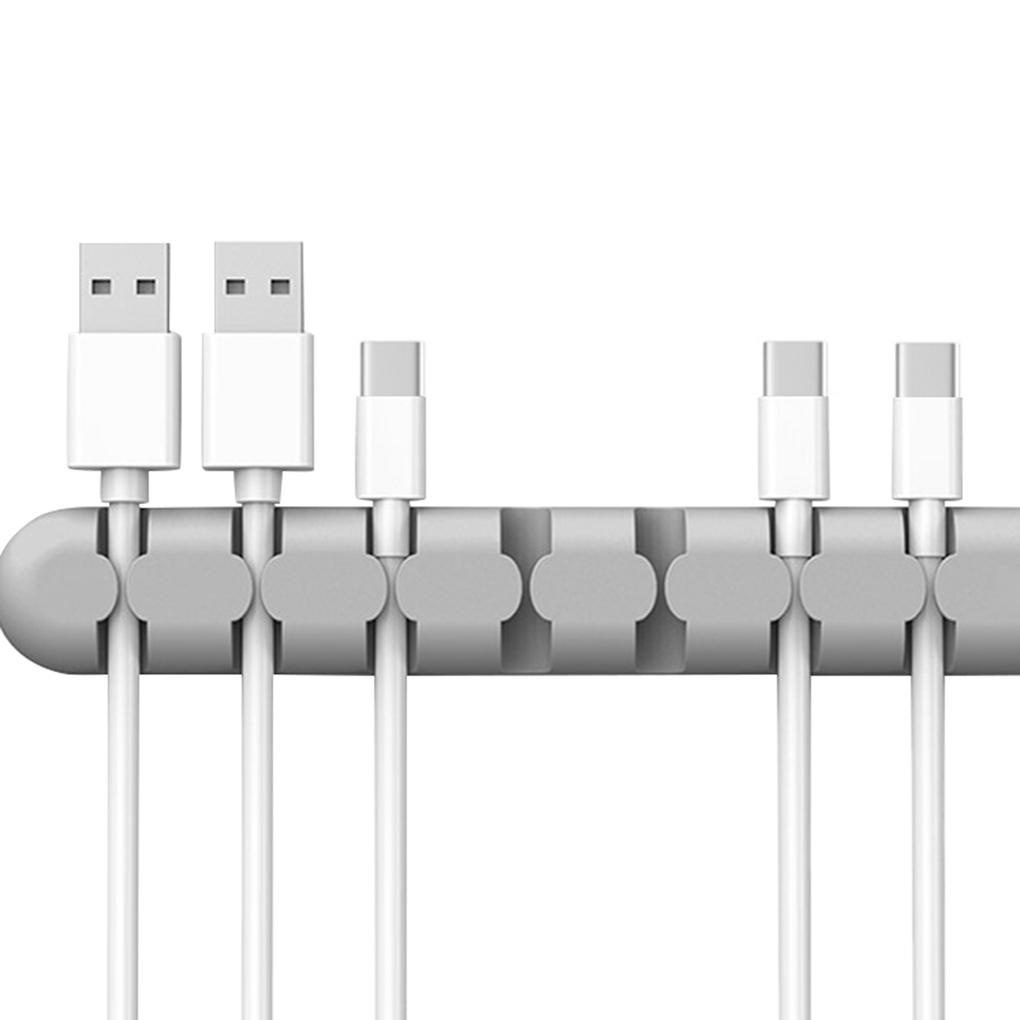 Kẹp Giữ Dây Cáp / Tai Nghe Đa Năng Bằng Silicon