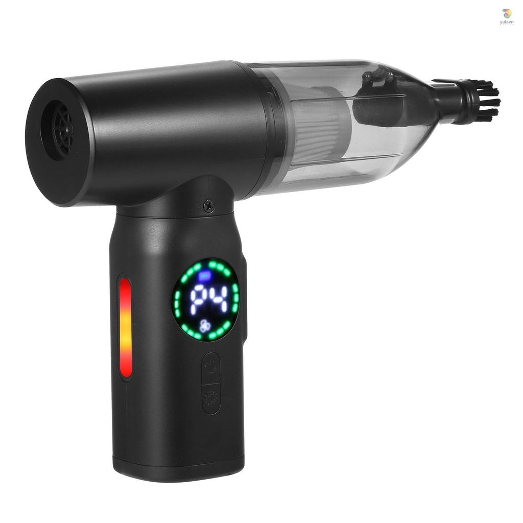 Máy Hút Bụi Geevorks Dạng Nén Có Động Cơ Không Chổi Than Kỹ Thuật Số 120W 110000Máy Hút Bụi Làm Sạch Không Khí RPM 7500mAh Thay Thế Tiện Dụng