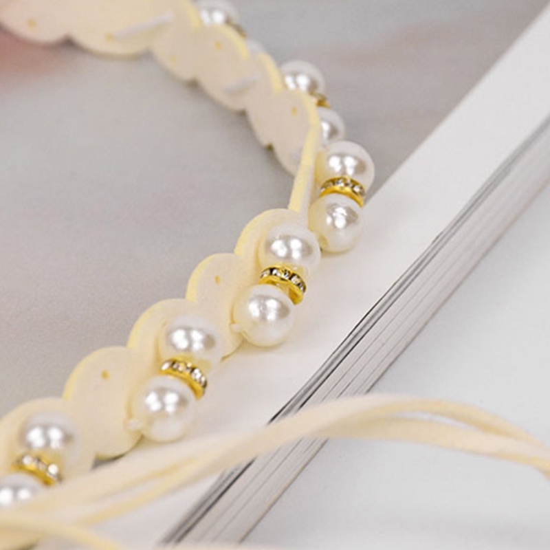 Thắt Lưng Bện Dây Mỏng Đính Ngọc Trai Nhiều Màu Phong Cách Boho Tinh Tế Cho Nữ