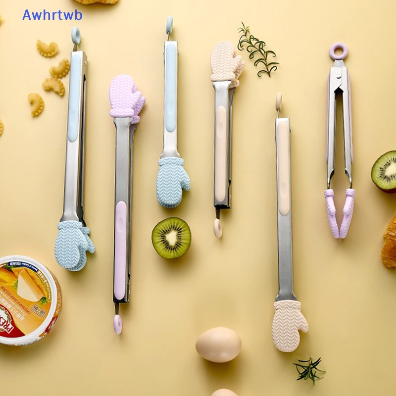 Kẹp Gắp Thức Ăn Bằng Thép Không Gỉ Chịu Nhiệt Độ Cao Chống Bỏng Tiện Dụng Mới