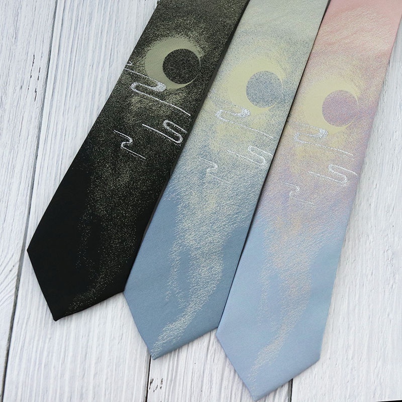 Cà Vạt Đồng Phục Học Sinh Nhật Bản Hình Dâu Tây Galaxy JK Chính Hãng Phụ Kiện _ Mustard _ Mustard _