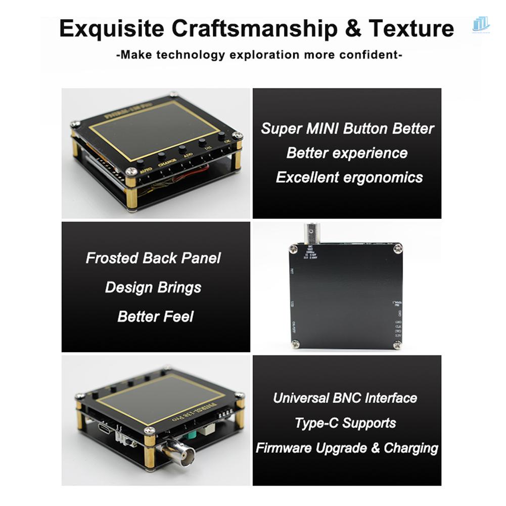 Máy Đo Dao Động Cầm Tay FNIRSI 138pro Màn Hình 2.4 Inch Đa Năng Kỹ Thuật Số Tự Động Điều Chỉnh Sóng PWM (s2mwvn)