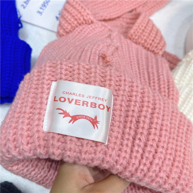 Mũ Len Dệt Kim Màu Trơn Thiết Kế Tai Mèo Thời Trang Kpop StrayKids BLACKPINK