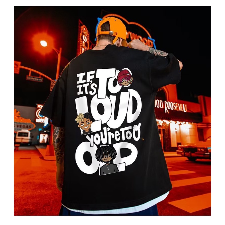 Áo Thun Cổ Tròn In Họa Tiết Hoạt Hình Phong Cách Nhật Bản Cho Nam Size M-5XL