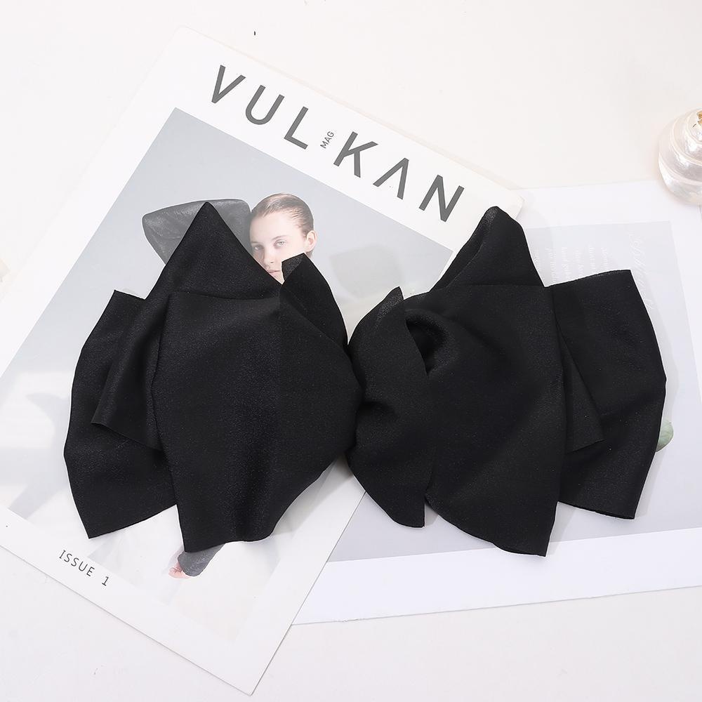 Kẹp Nơ Màu Đen Tạo Kiểu Tóc Thời Trang Cho Nữ