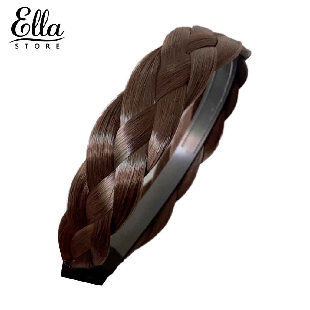 Băng Đô Cài Tóc Giả Thắt Bím Xương Cá Gọn Nhẹ Tự Nhiên 123