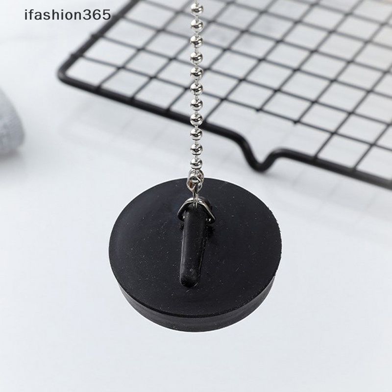 Nút Cao Su Bịt Cống Thoát Nước Bồn Rửa Chén Có Dây Xích Dành Cho Gia Đình / Khách Sạn ifashion365