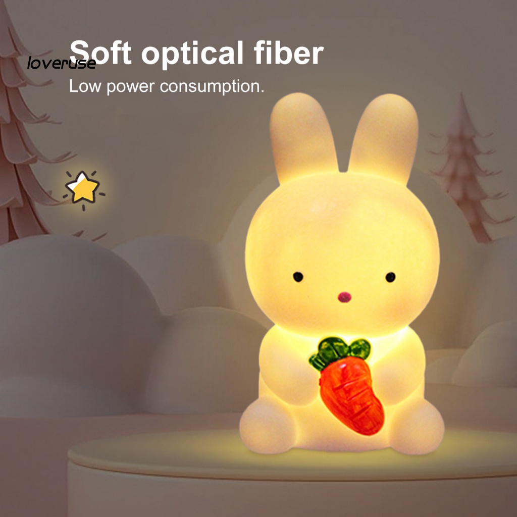 Đèn Ngủ LED Hình Thỏ Dễ Thương Cho Bé