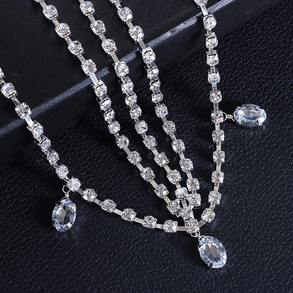 Me Đầu Dây Chuyền Tuyên Bố|Trâm Cài Tóc Đính Đá Nhiều Màu Sắc Phong Cách Bohemian Cho Cô Dâu