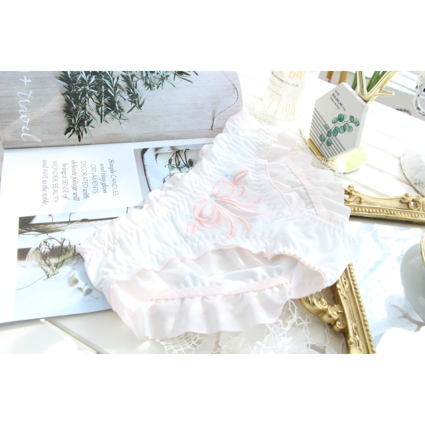 Hàng Mới Về Quần Lót Thêu Họa Tiết Dễ Thương Thoải Mái Cho Nữ