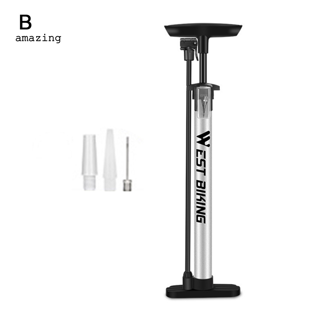 1 Bộ Bơm Xe Đạp / Xe Máy Bằng Kim Loại Thông Dụng