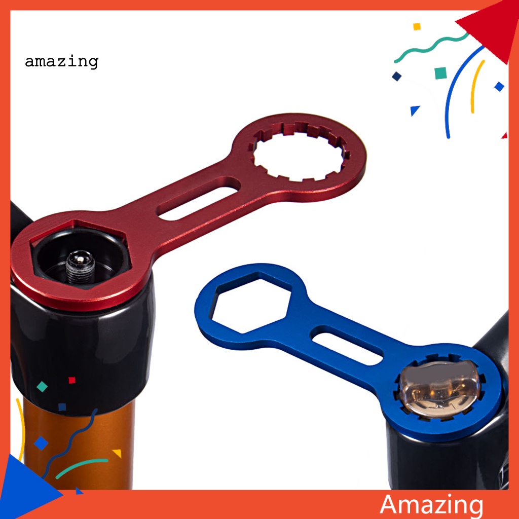 Cờ Lê Nắp Phuộc Trước Bằng Kim Loại Cứng Màu Sắc Tươi Sáng Cho Xe Đạp