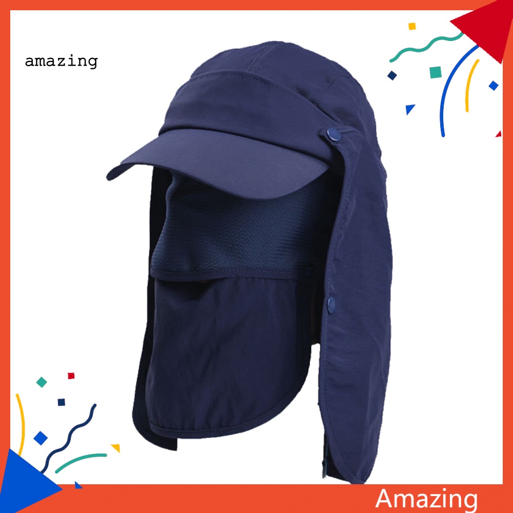 Mũ Trùm Đầu Che Phủ Cổ Và Mặt Chống Tia UV Dùng Khi Đi Xe Đạp / Câu Cá Ngoài Trời