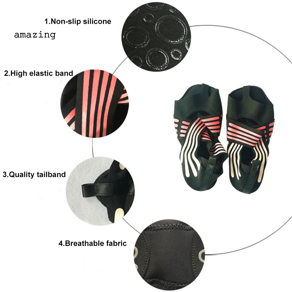 Vớ Tập Yoga / Pilates Chuyên Nghiệp Chống Trượt Dành Cho Nữ