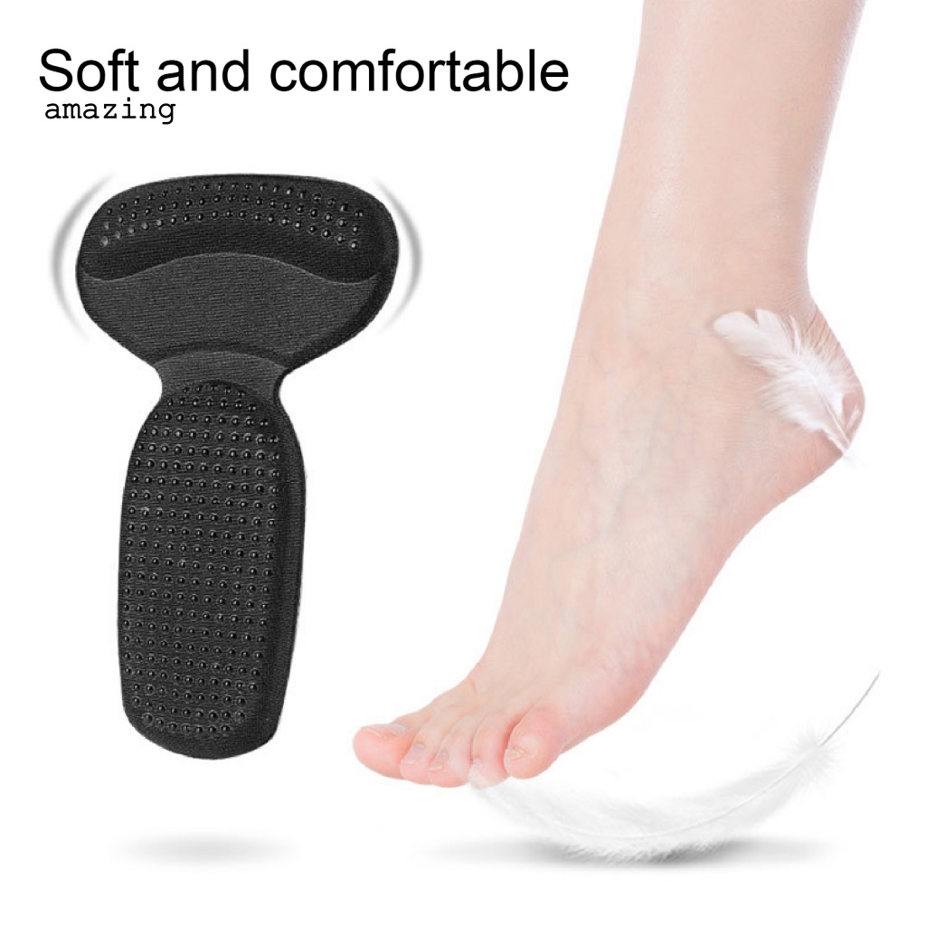 1 Cặp Miếng Lót Giày Cao Gót Polyester Brioche Bảo Vệ Chân Khi Đi Mua Sắm