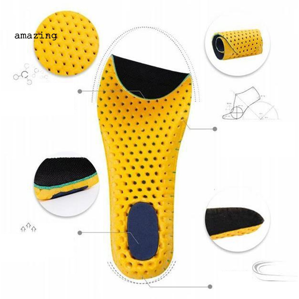 Set 3 Cặp Đệm Lót Giày Thể Thao Giảm Xóc Thoáng Khí