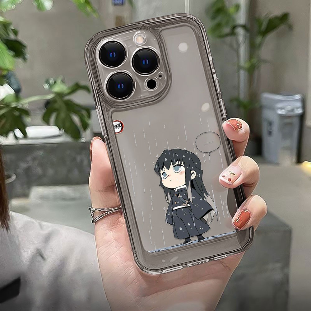 Ốp Điện Thoại Hình Truyện Tranh demon slayer Cho iphone 14 pro max 11 12 13 x xr xs 7 8 plus se 2022