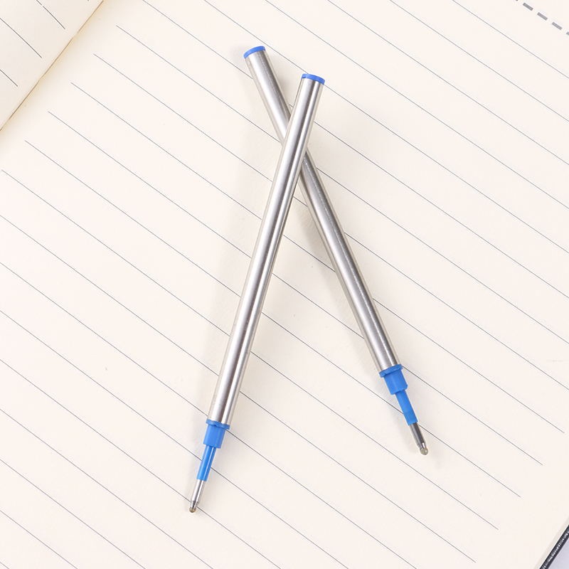 5 Ruột Bút Kim Loại Thay Thế Ngòi 0.5mm Kèm 5 Lõi Thay Thế