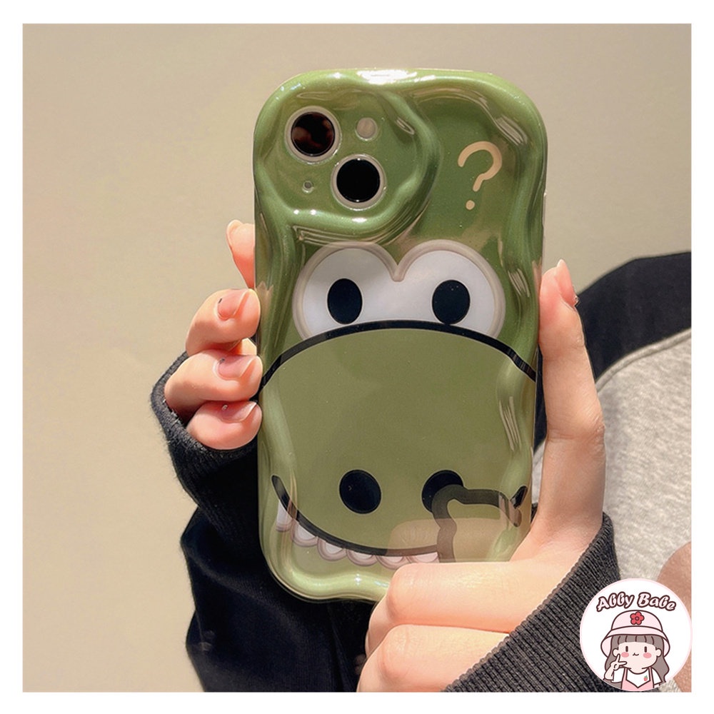 Ốp Điện Thoại TPU Mềm Bóng Chống Sốc Màu Xanh Matcha Hình Cá Sấu Cho IPhone 14 Pro Max 11 12 11 Pro Max X XS 7Plus