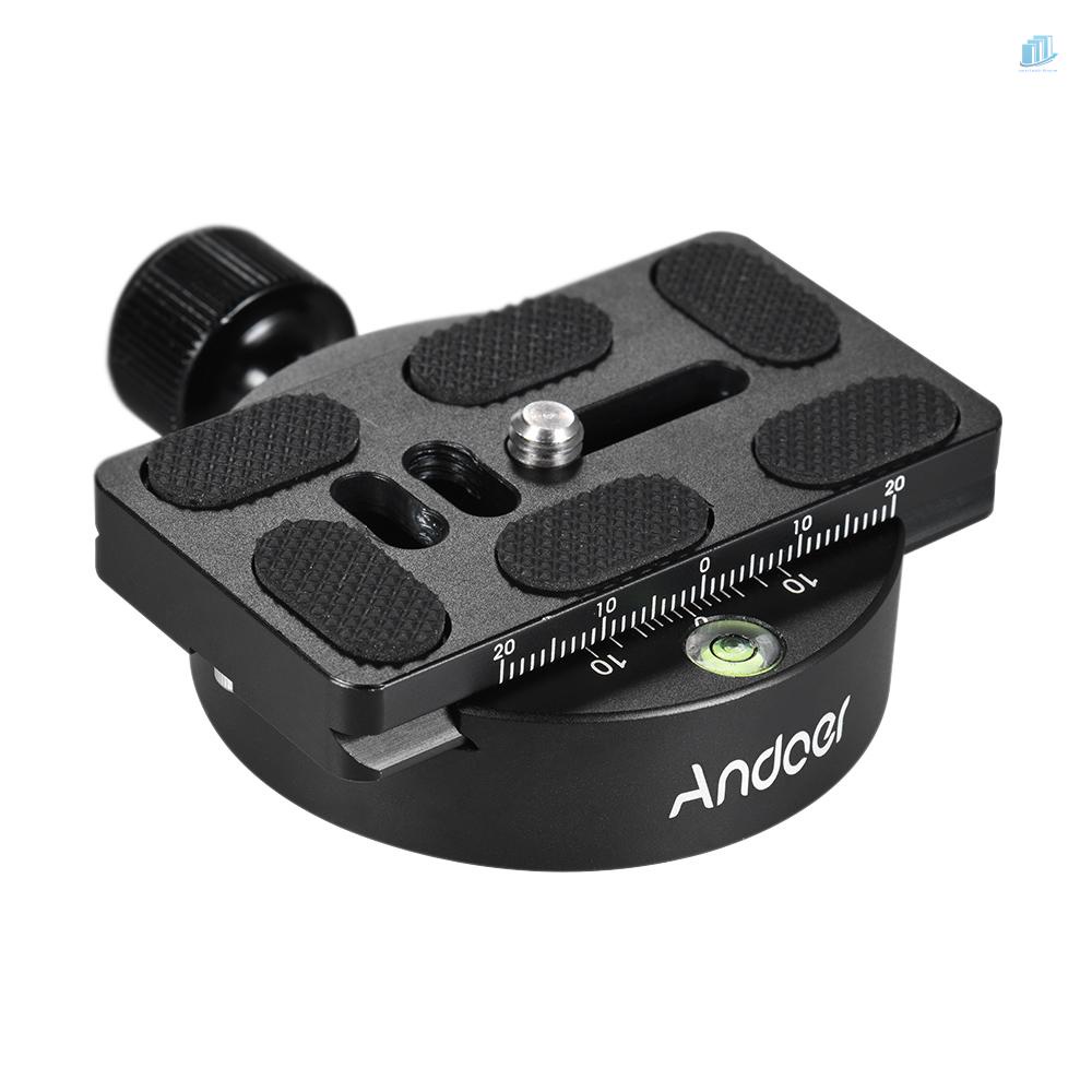 Đĩa Gắn Máy Ảnh Andoer KZ-40 Bằng Hợp Kim Nhôm Tháo Lắp Nhanh Cho Arca Swiss