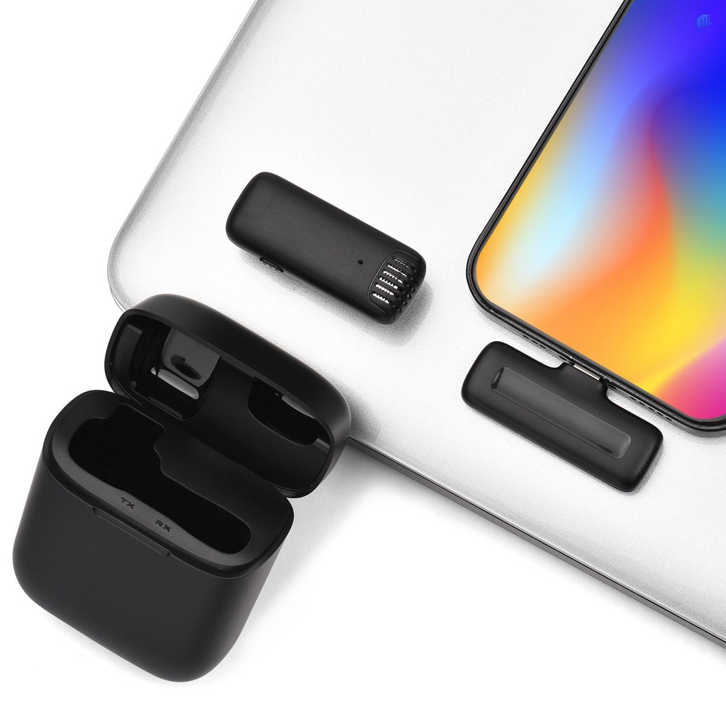 Hệ Thống Micro Không Dây One-Trigger-One Nhỏ Gọn Với 1 Đầu Nhận &amp; 1 Micro 20M Tích Hợp Pin Tích Hợp Sạc Type-C Và Hộp Sạc