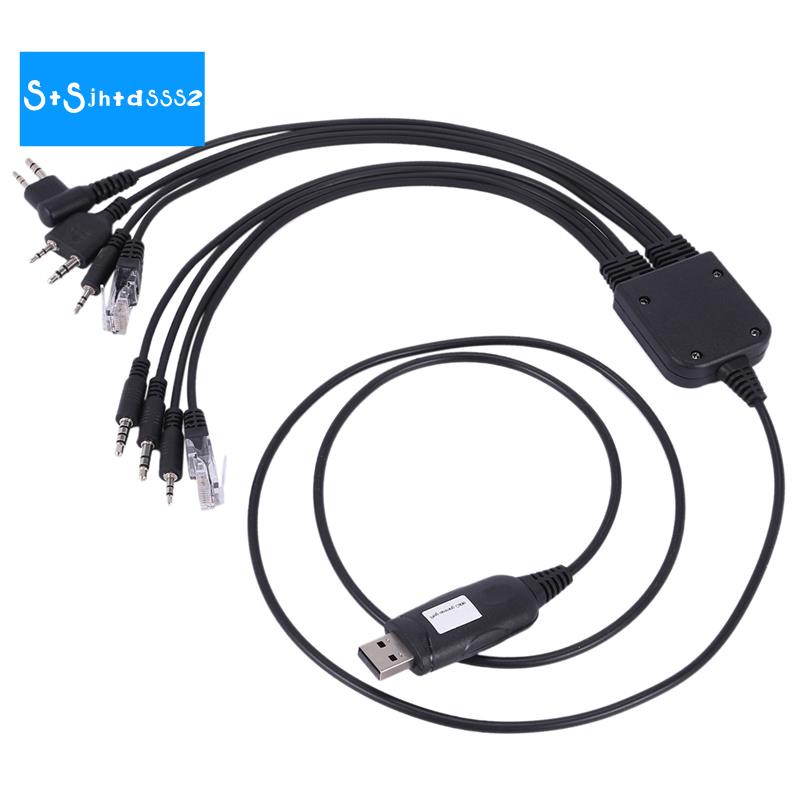 Mới Dây Cáp Lập Trình USB 8 Trong 1 Cho kenwood motorola yaesu for icom Tiện Dụng