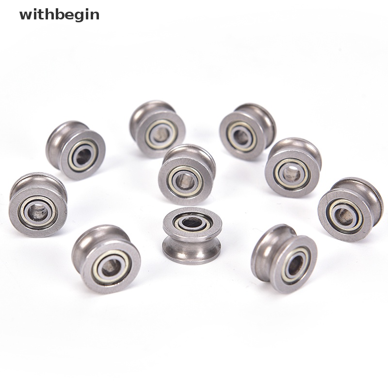 Bộ 10 Ròng Rọc U624ZZ Kích Thước 4 * 13 * 7mm Chuyên Dụng Chất Lượng Cao